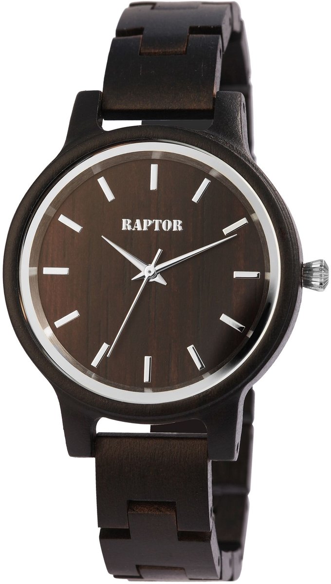 Raptor Dameshorloge sandelhout Embra Raptor dameshorloge "Embra" van hout