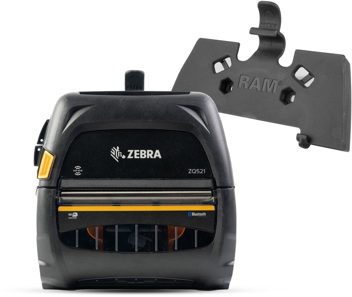 Quick Release Printer Holder for Zebra ZQ521 Series