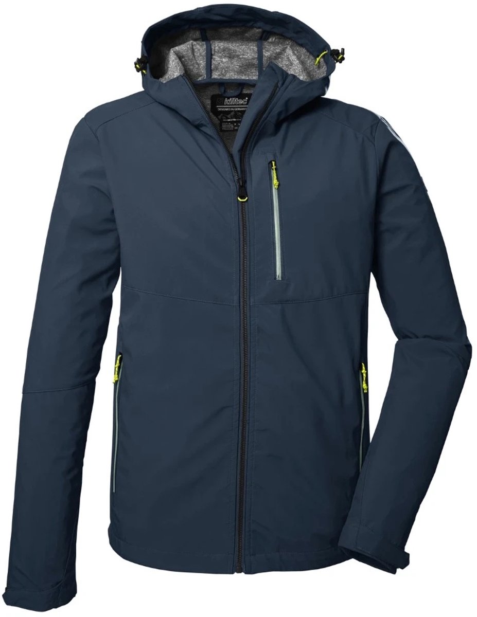 KOS 259 Softshell Jas Heren Ocean Blauw