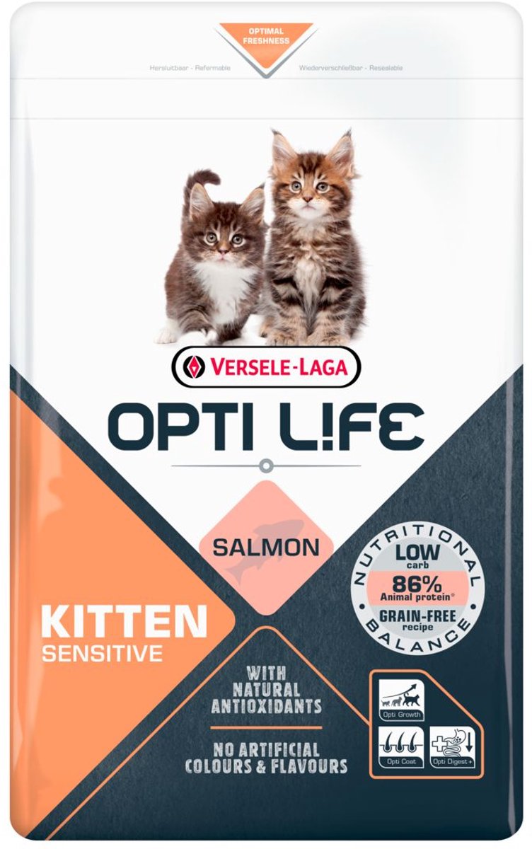 Opti Life Sensitive Kitten - Kattenvoer - 1 kg