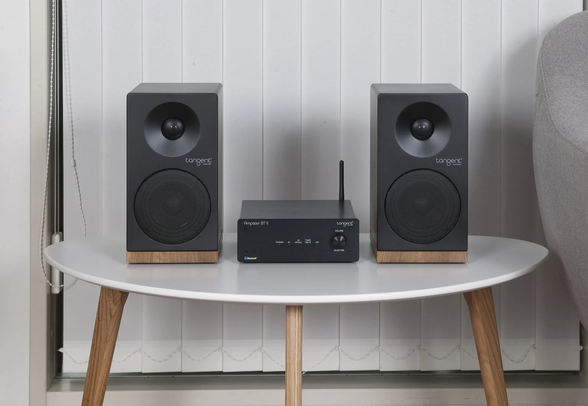 Tangent Ampster II X4 Home audio-microsysteem 100 W Zwart