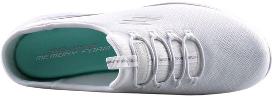 Skechers Summits Swift Step dames instappers blanc - Taille 36 - Confort extra - Memory Foam