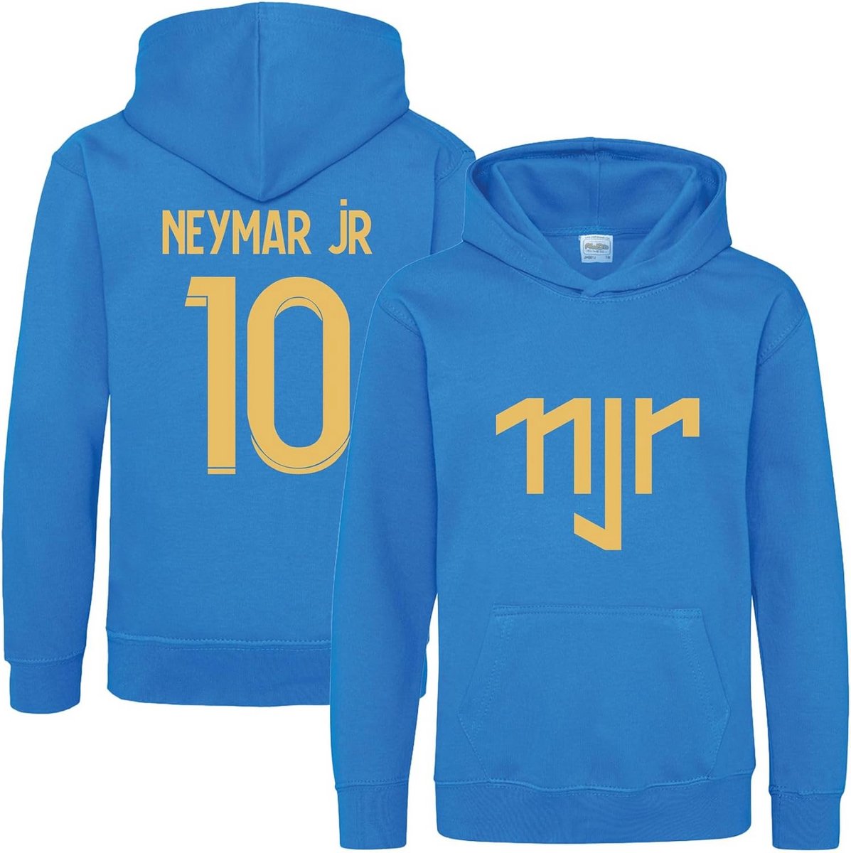 Kinder Hoodie Geïnspireerd op Voetbal Ster Nummer 10 voor Jongens en Meisjes