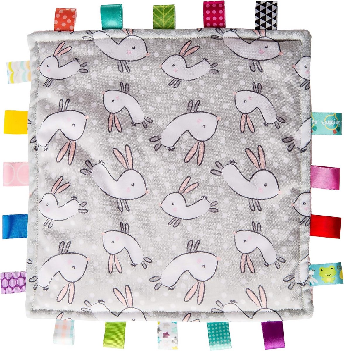 Zachte Babyknuffeldoek met Lusjes - Taggies Speelgoed - 30.5 x 30.5 cm