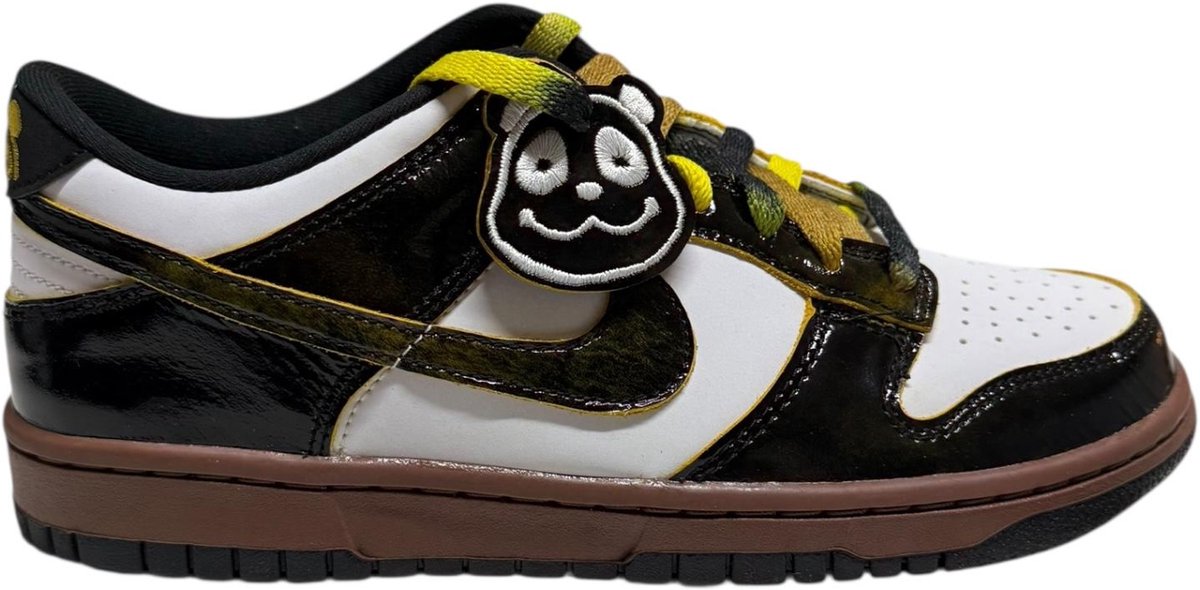 Nike Dunk Low Special Edition Sneakers Citron Zwart