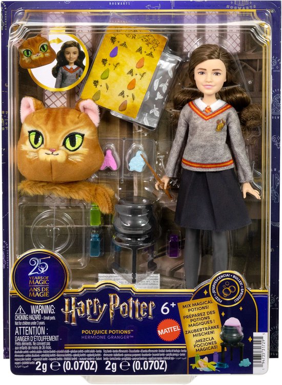 Harry Potter pop Hermione Granger Polyjuice Potion speelset magisch. — afbeelding 5