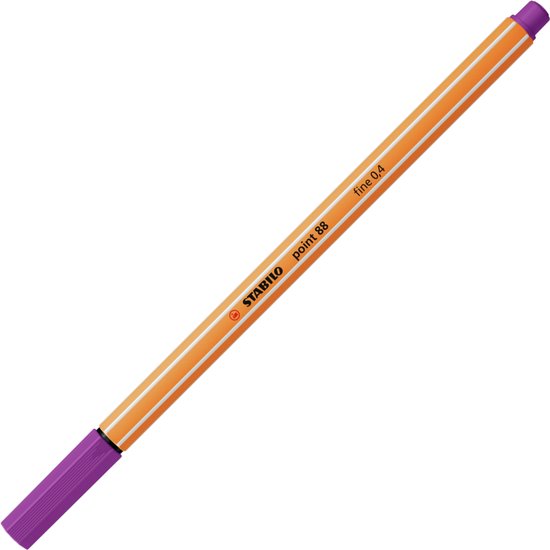 Fineliner - STABILO point 88 - Etui 10 feutres mode Couleurs
