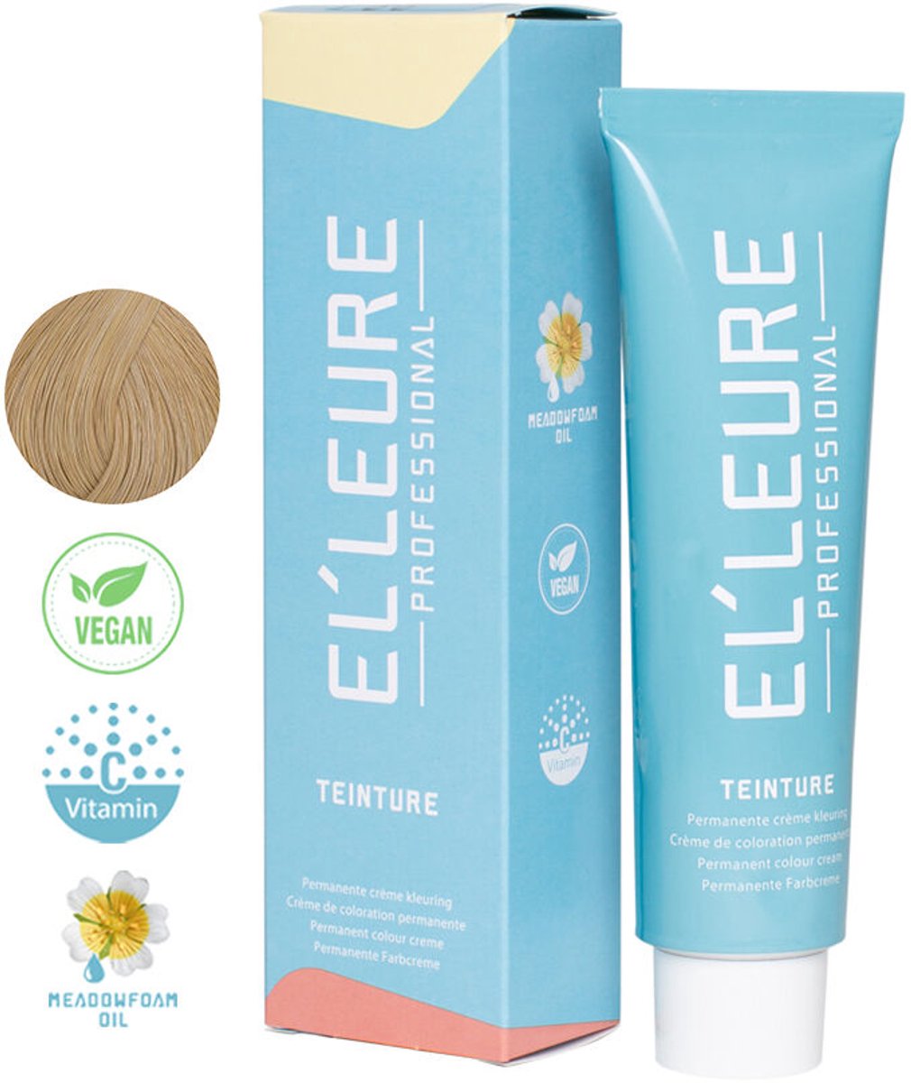 Elleure Haarverf - Teinture 9.2 zeer licht parelblond - 100 ml