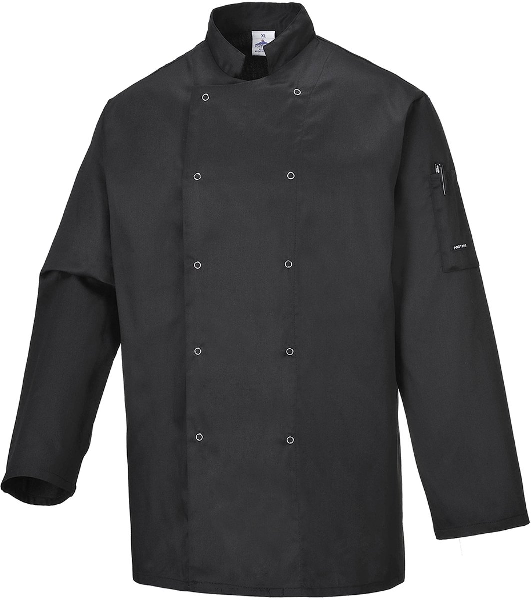 Portwest C833 Suffolk Stud Jacket - Zwart - Small