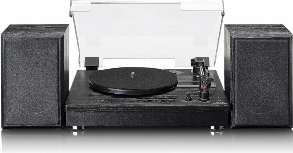 VLSelect®Platenspeler Met Speakers - Retro Platenspeler - Ingebouwd - Bluetooth