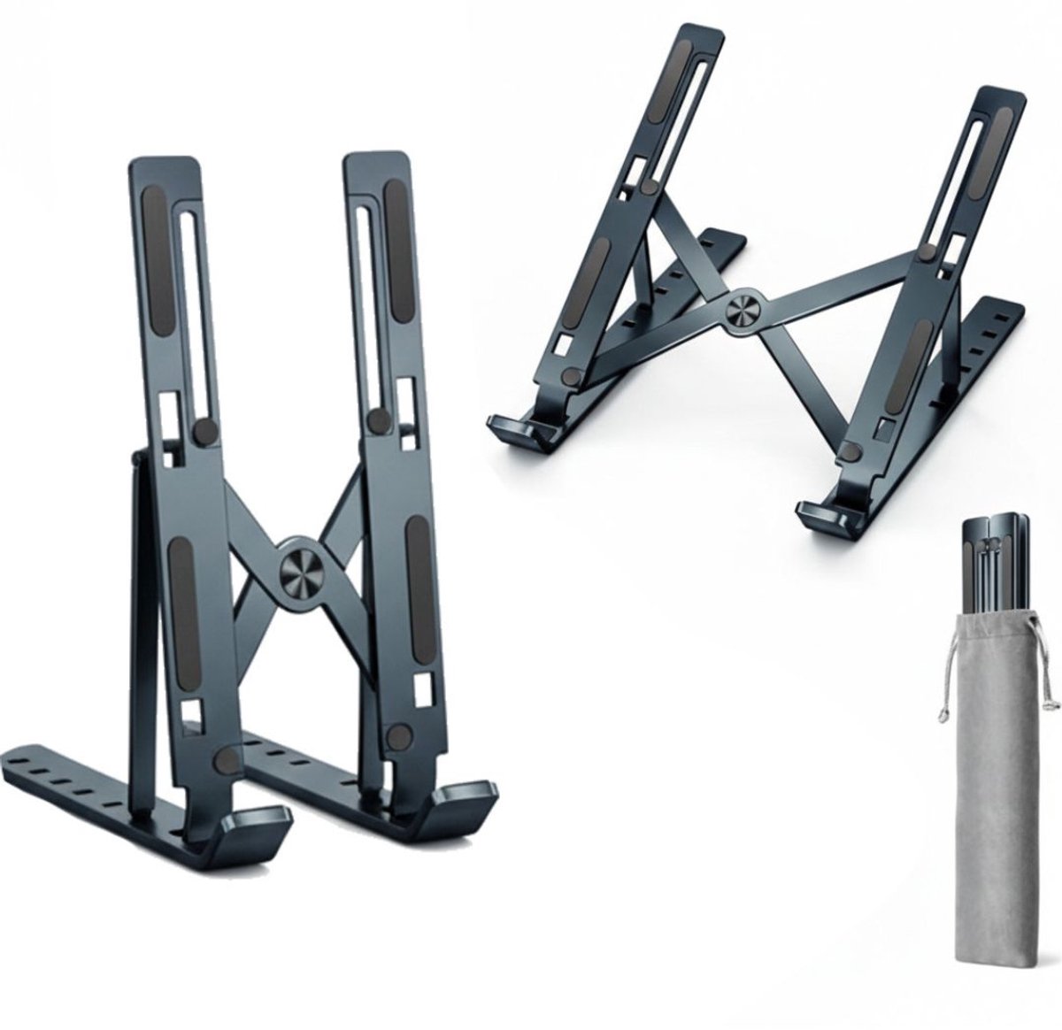 NBAP® Laptop Standaard - Laptop Stand - Verhoging - Middernachtblauw