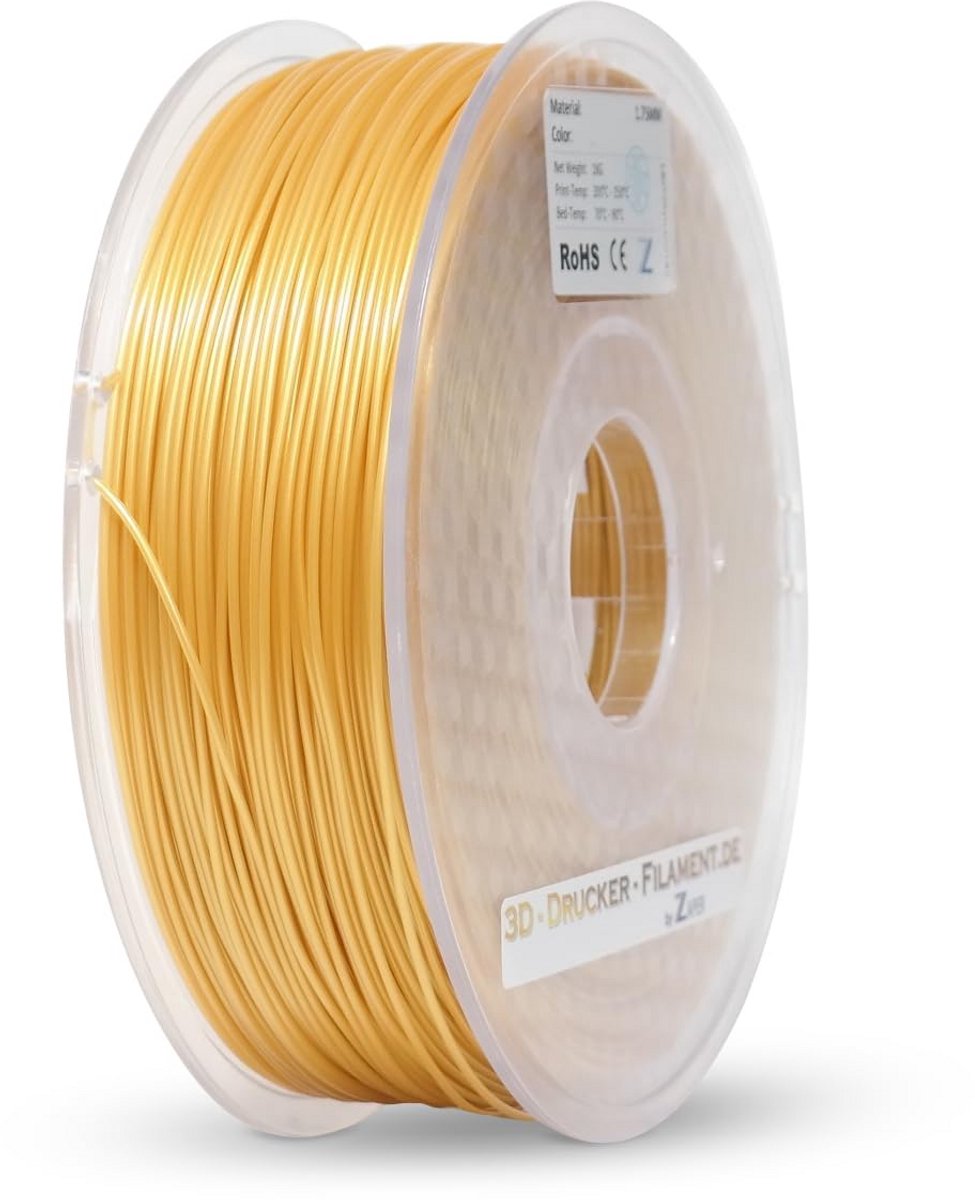 PETG Filament 1,75mm 1kg Goud-Geel voor 3D Printer