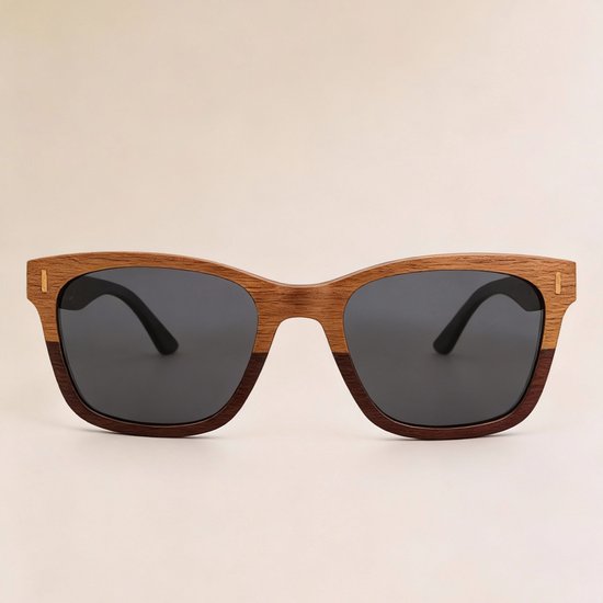 Dzukou Tokyo Slate - Zonnebril - Heren - Hout - Gepolariseerd van Dzukou — afbeelding 4