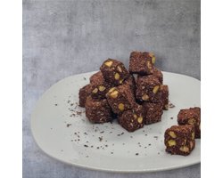 Haci Baba Dubbel Geroosterde Turkse Lokum – Kokos, Pistachenoten & Cacao Smaak | 400g | Authentiek Turks Snoep