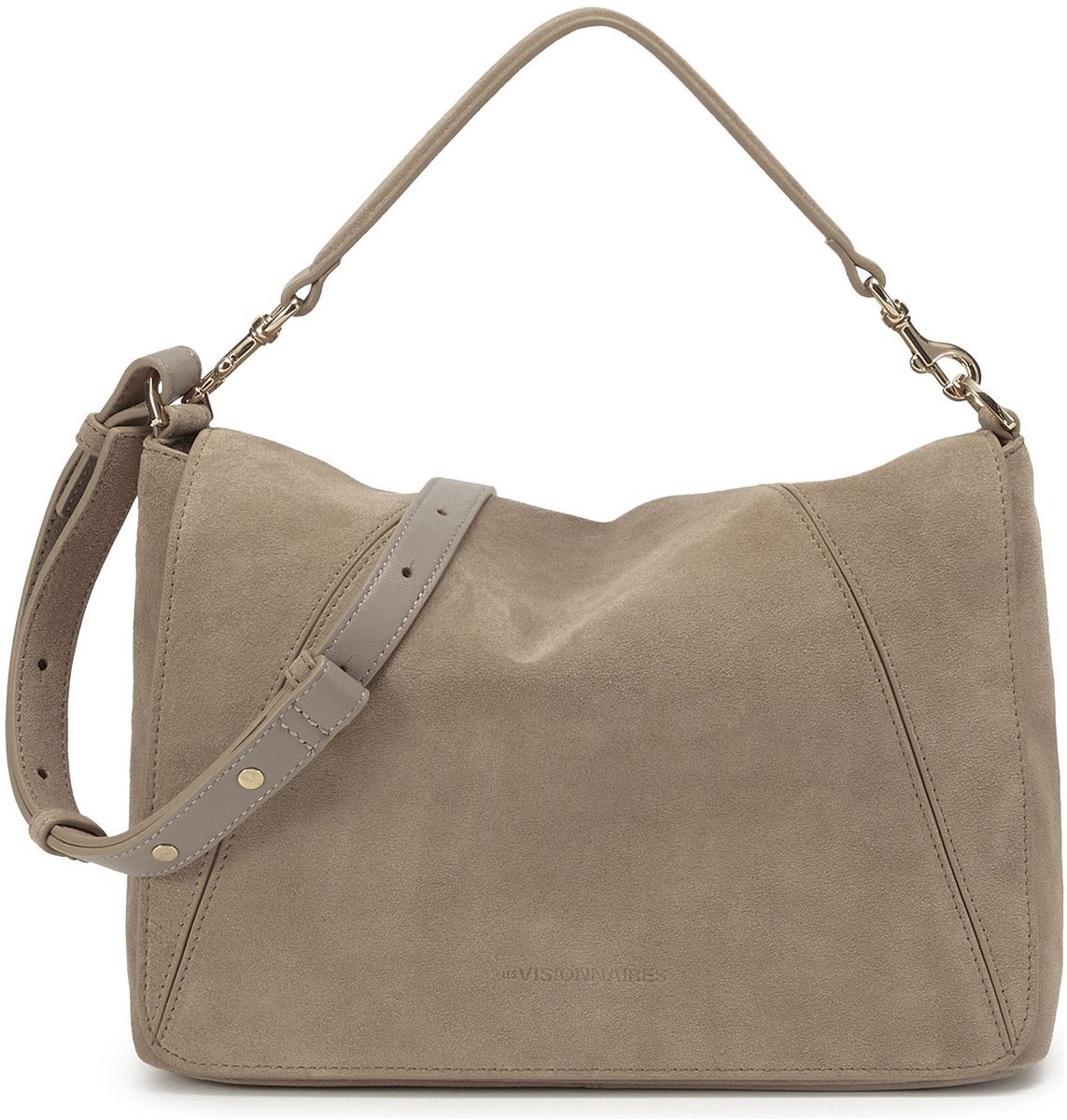 LES VISIONNAIRES Louise Icon Handtas Leder 30 cm - Dames - mushroom