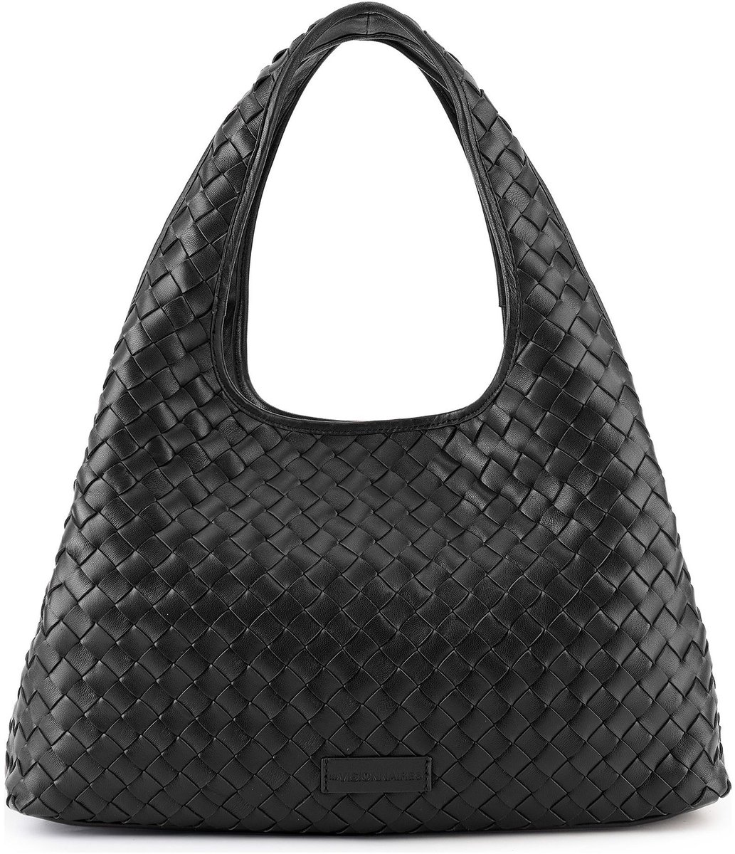 Les Visionnaires Paz Weave Silky - Schoudertas 45 cm (black)