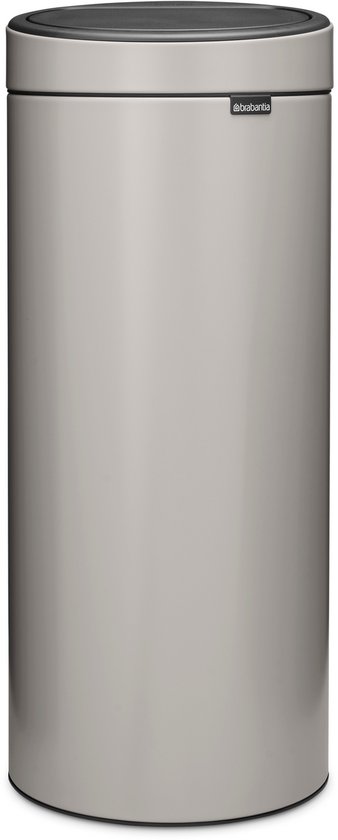 Brabantia Touch Bin Prullenbak 30 Liter Soft Grey