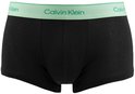 Zwarte Calvin Klein boxershort met lichtgroene tailleband.