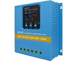 MPPT Solar Laadregelaar 60A/80A/100A Kiesbaar met USB en Meertraps Bescherming