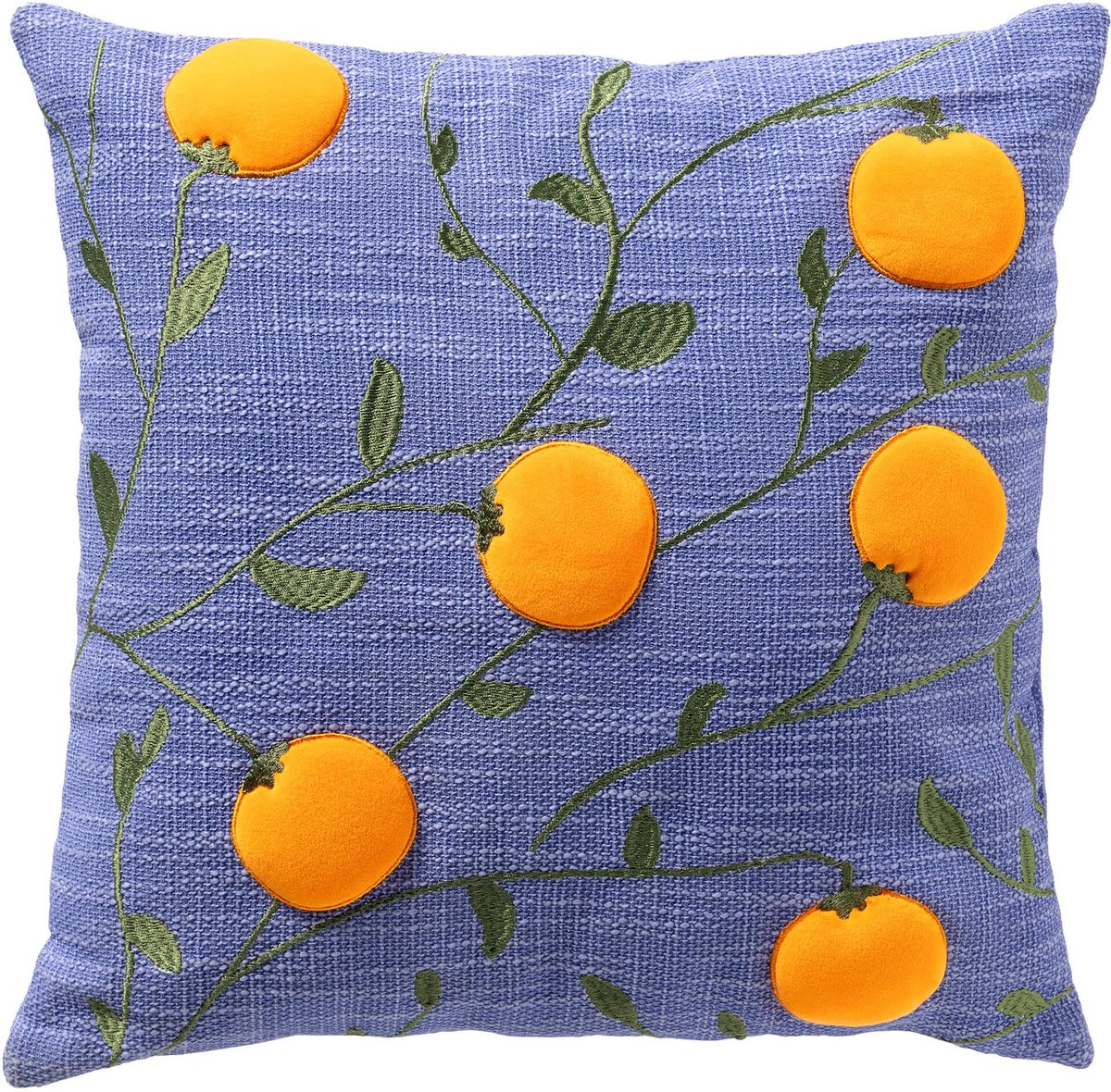 Dutch Decor MANDARIN - sierkussen 45x45 cm - mandarijnen - Pale Iris - paars - Inclusief binnenkussen - Luxe kussens voor woonkamer & bank