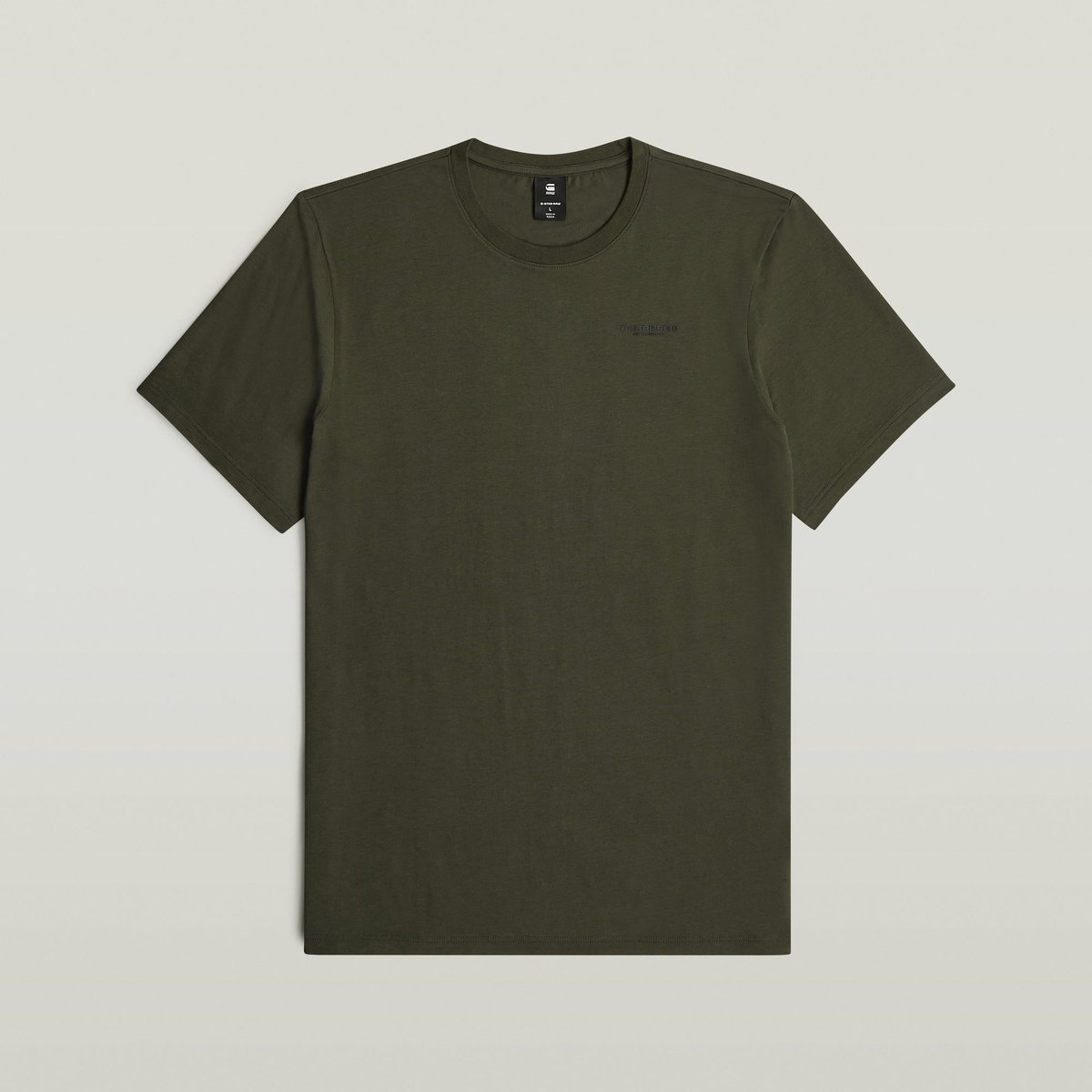G-Star Raw Slim Base R T Ss Polo’s & T-shirts Heren Polo shirt Donkergroen