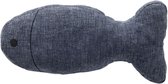 Dutch Decor - FISH - sierkussen 45x22x4 cm - vis - Indian Teal - blauw