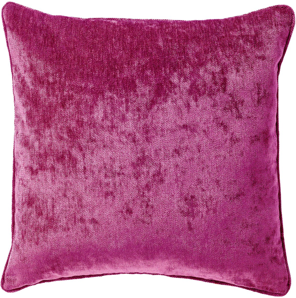 Dutch Decor LEWY - sierkussen 45x45 cm - glansvelours - Festival Fuchsia - roze - Inclusief binnenkussen - Luxe kussens voor woonkamer & bank