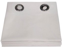 MOONDREAM LumenControl™ Totaal Verduisteringsgordijn | Licht+Zonwering | 100% Ondoorzichtig | EU-fabricaat | Oogjes | Grijs MC17 | 135x250 (