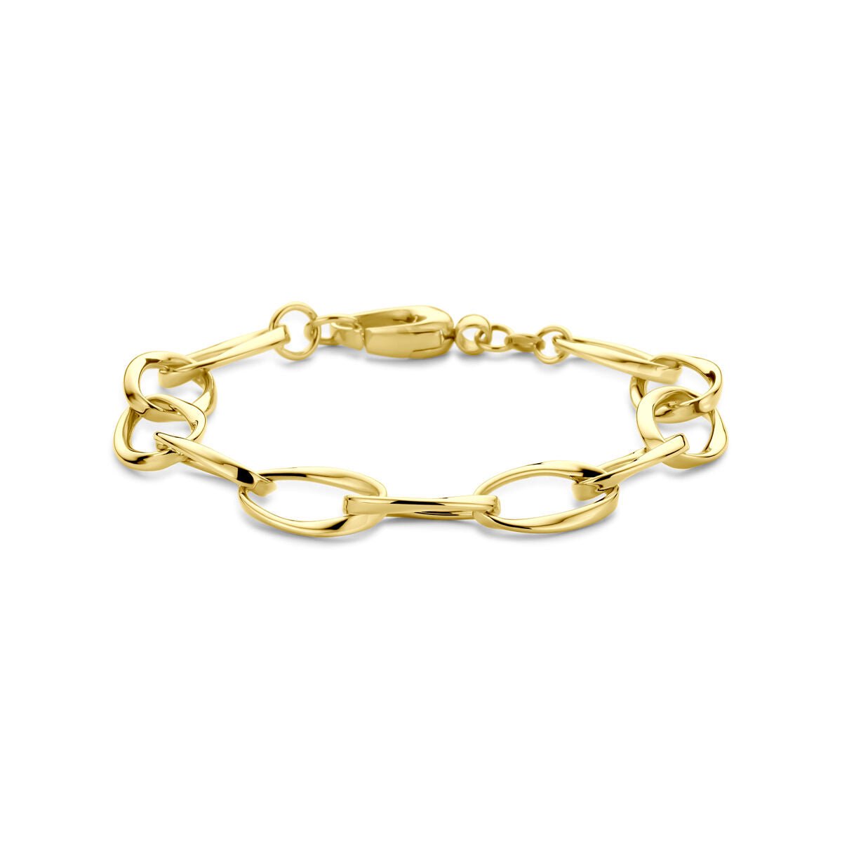 14K geelgouden armband 10,5 mm 19 cm - 4034553