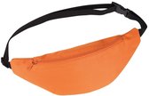 Heuptasje - oranje - 35 x 15 cm - festivaltasjes- Fanny pack - polyester - verstelbaar - buideltasje