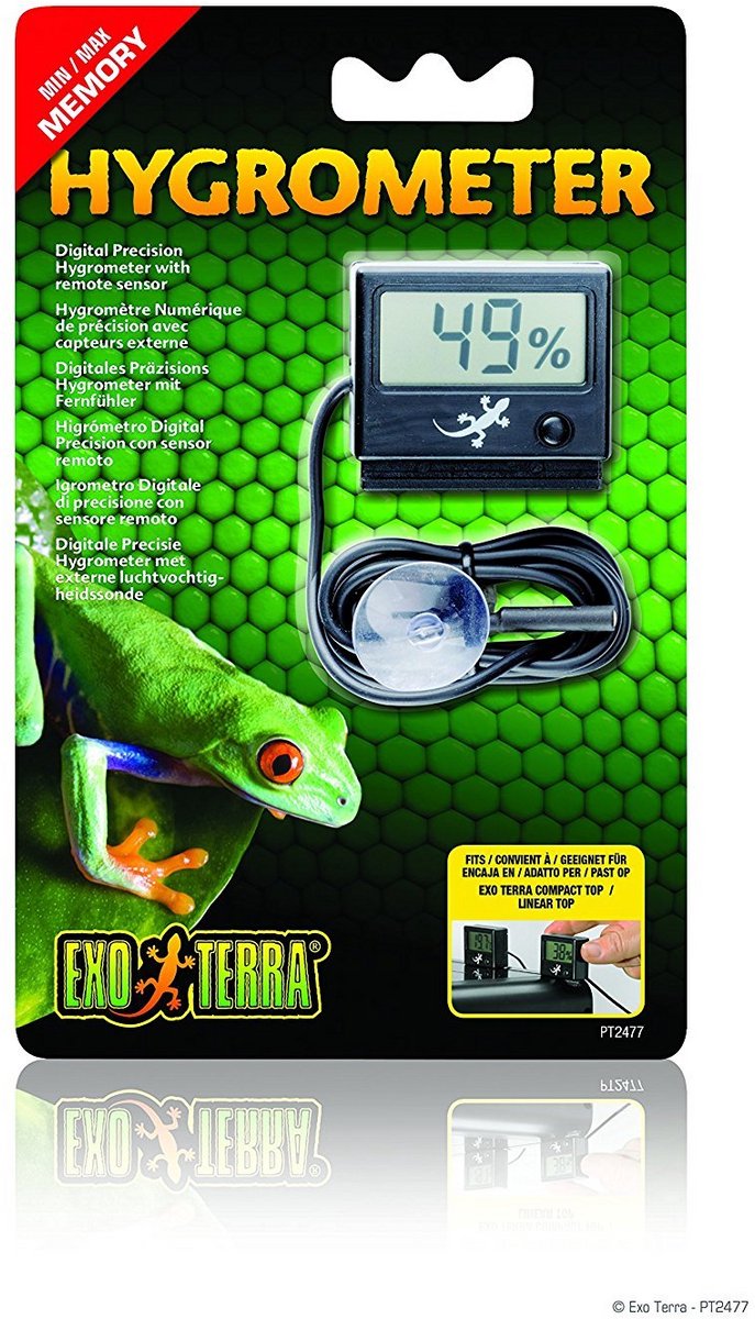 Digitale Hygrometer met Externe Sensor voor Terrarium