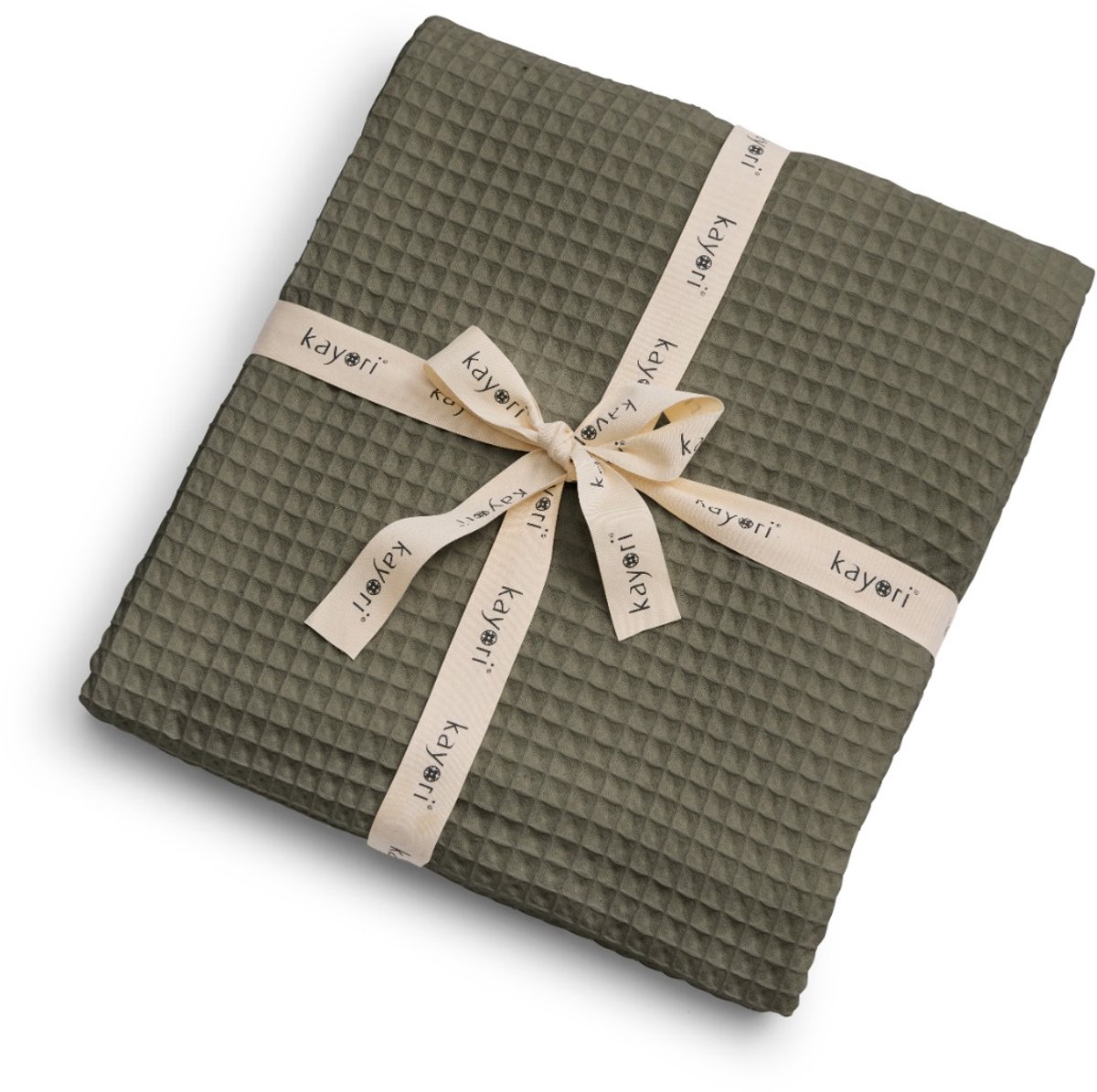 kayori Goya Plaid Katoen - Deken - 150x220cm - Voor Buiten & Binnen - Donkergroen