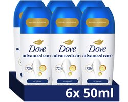 DOVE - Anti-Transpirant Deodorant Roller - Advanced Care Original - 6 x 50 ml