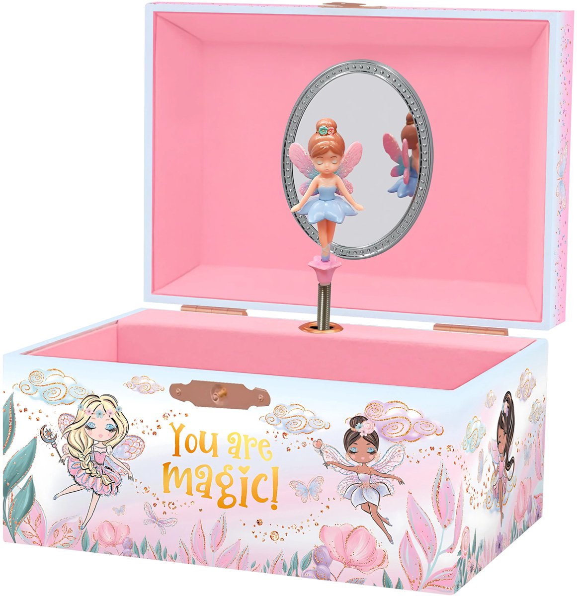 Giggle and Honey muziekdoos juwelen sprookjesprinses - feeën cadeau.