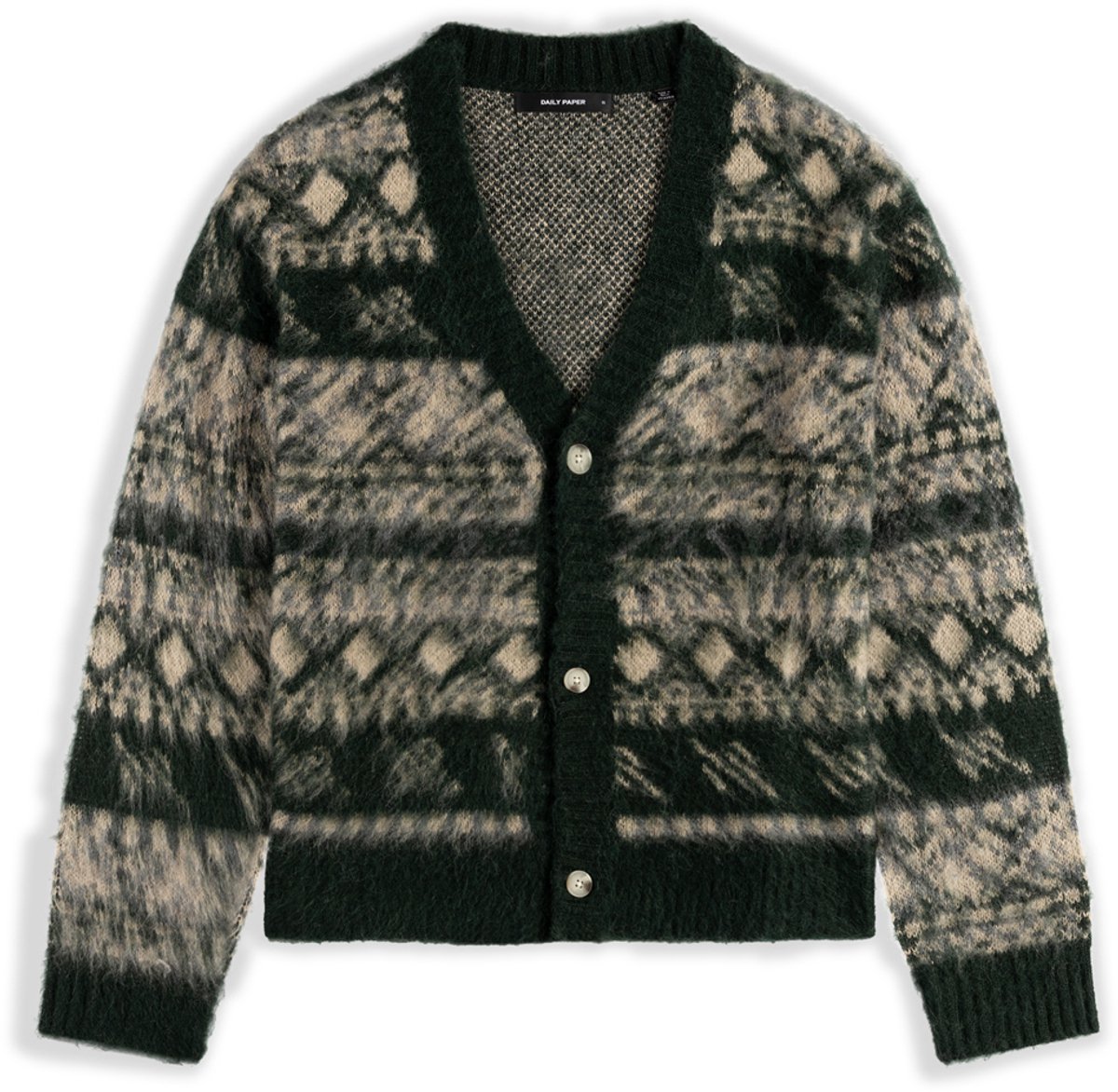 Geprinte cardigan Daily Paper