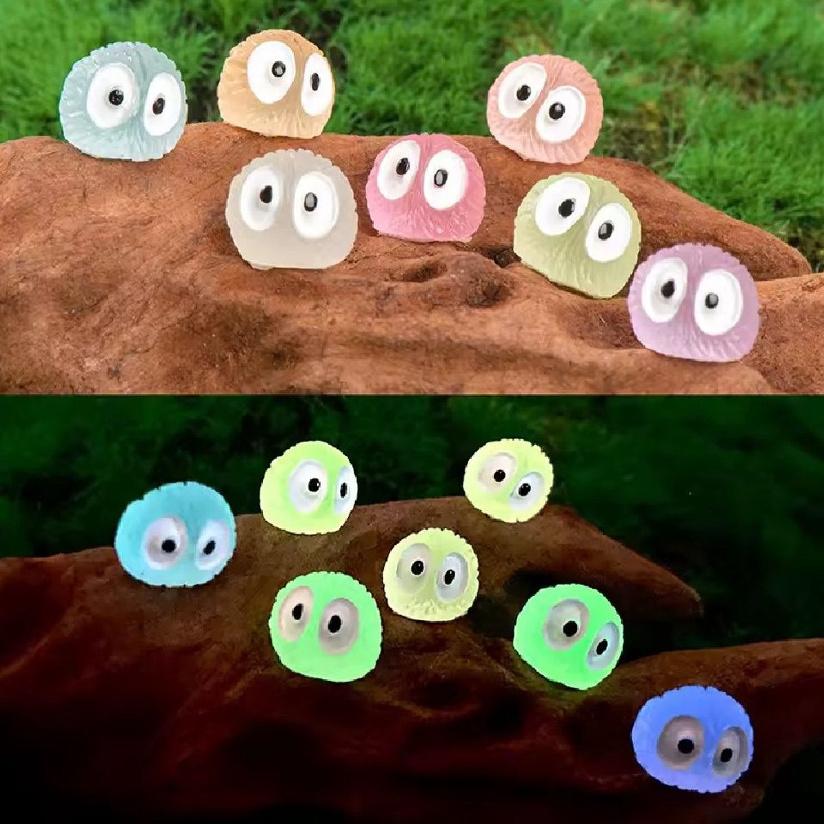 Glow in the dark - Minis - Multi - ↑ 1 cm - 14 pcs | Florazo