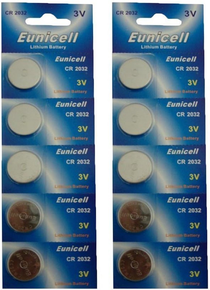 Lithium Knoopcel CR2032 Batterijen 10 Stuks - Hoogwaardige 3V Energiebron