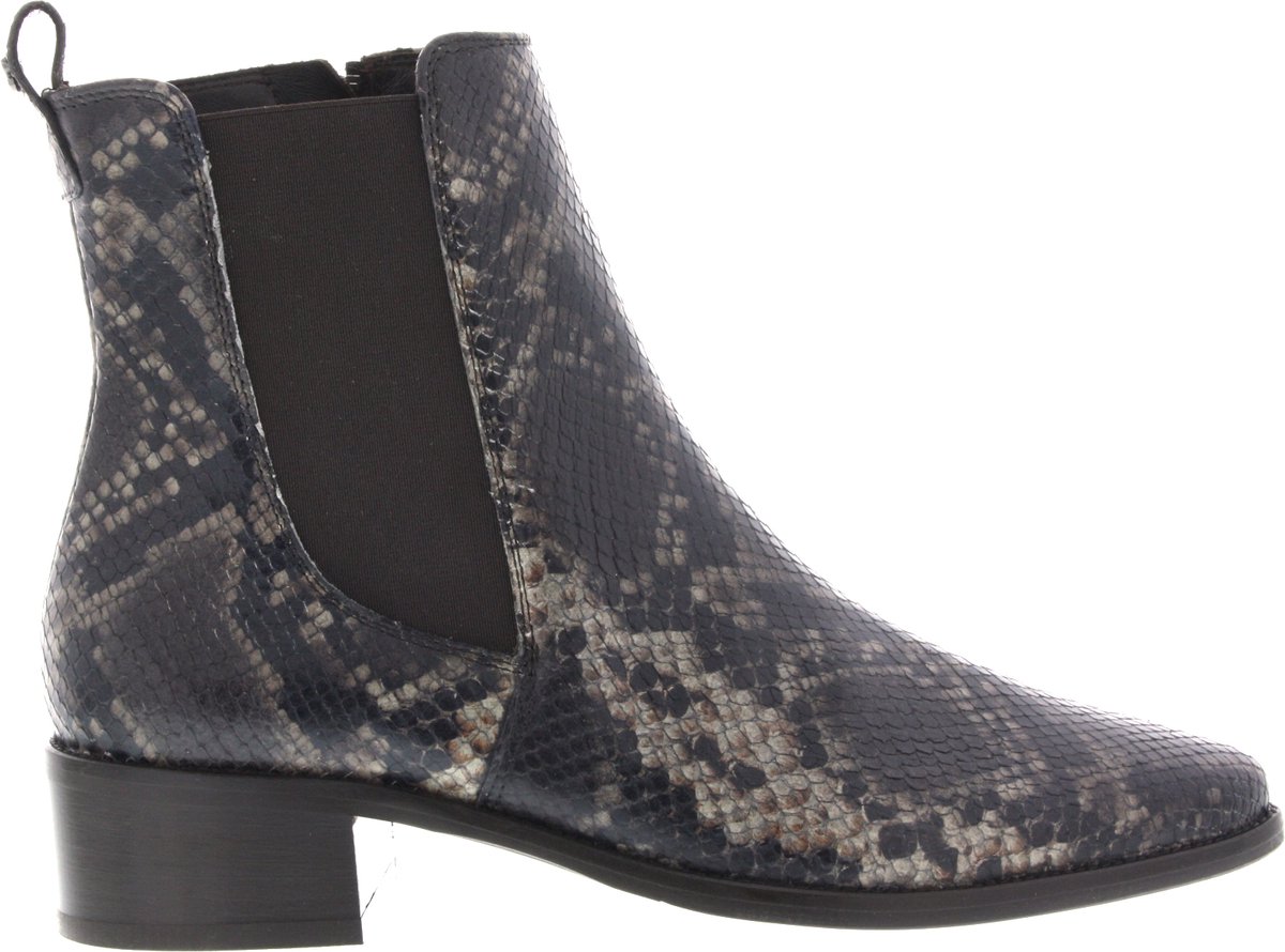 Paul Green 8271 Enkellaarsjes - Enkelboots met rits - Dames - Bruin - Maat 38,5