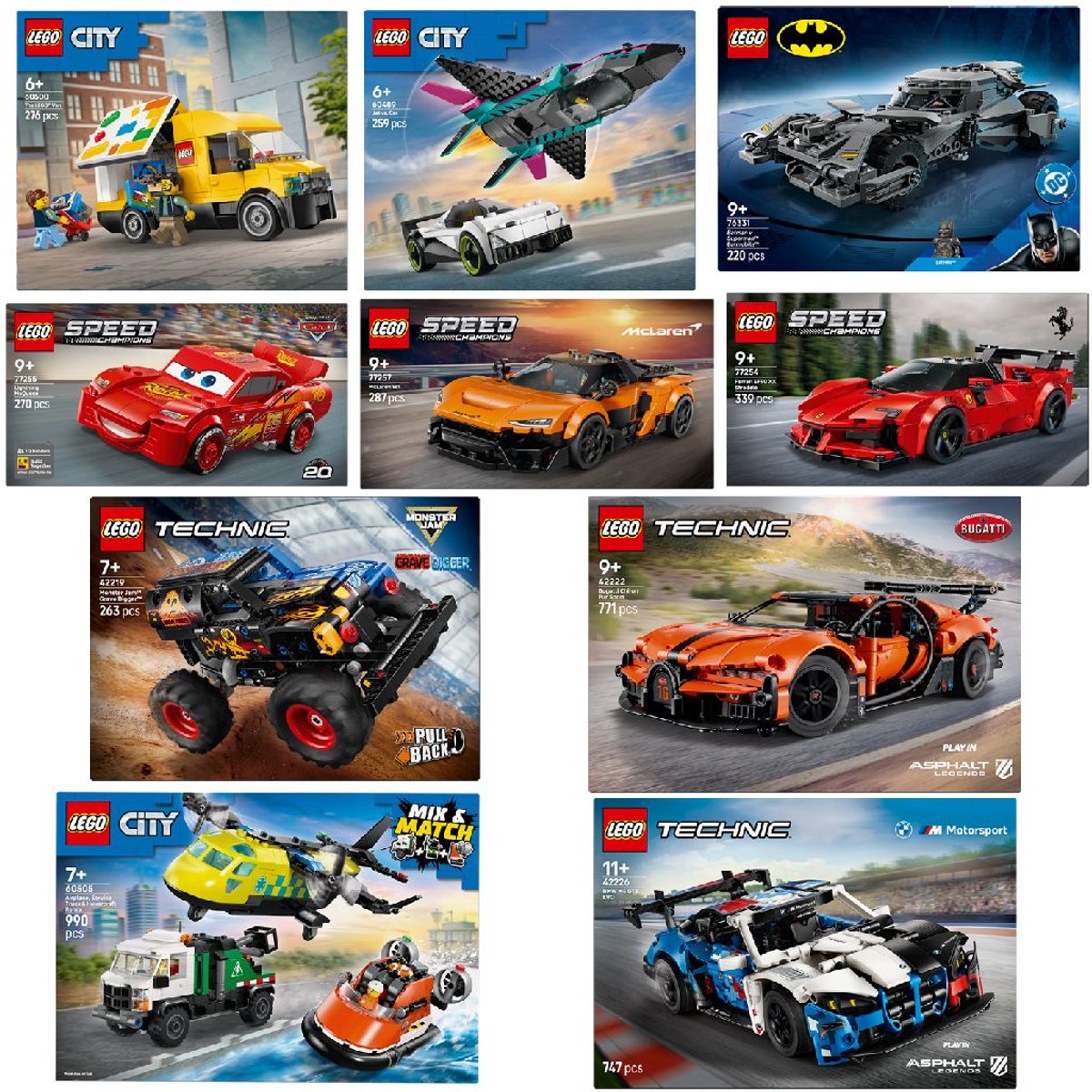 LEGO voertuigen bouwset - creatief speelgoed voor kinderen.