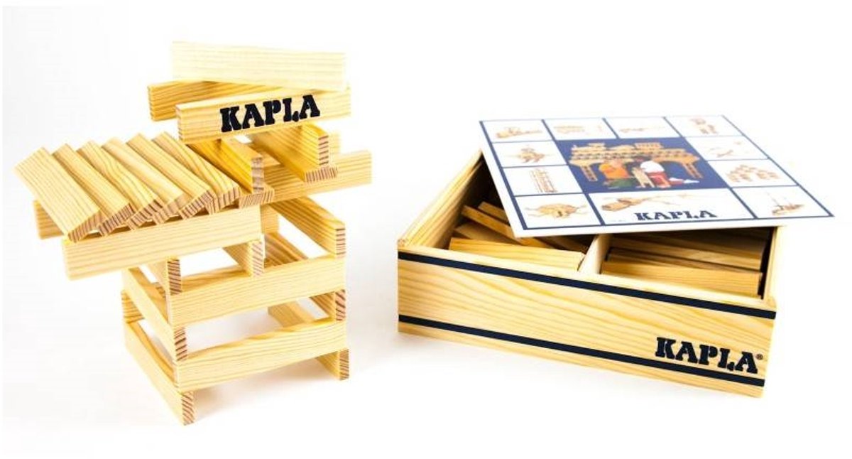 KAPLA - KAPLA Kleur - Constructiespeelgoed - 100 Plankjes — afbeelding 7