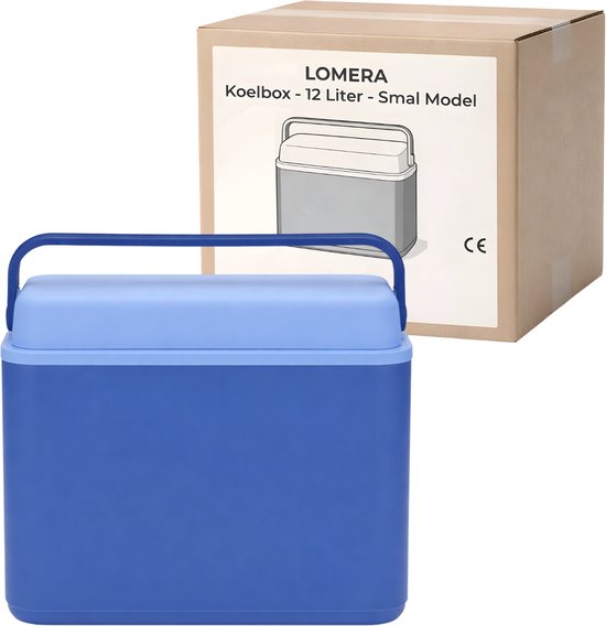 Lomera Koelbox - Koelbox 12 Liter - Koelbox Blauw - Kleine Koelbox - Smalle Koelbox - Mini Koelbox - Koelbox Camping - Koelbox Voor Camping - Koelbox Voor Onderweg - Koelbox Voor Picknick van Merkloos — afbeelding 2