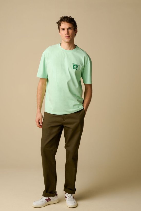 Donkergroene Chino