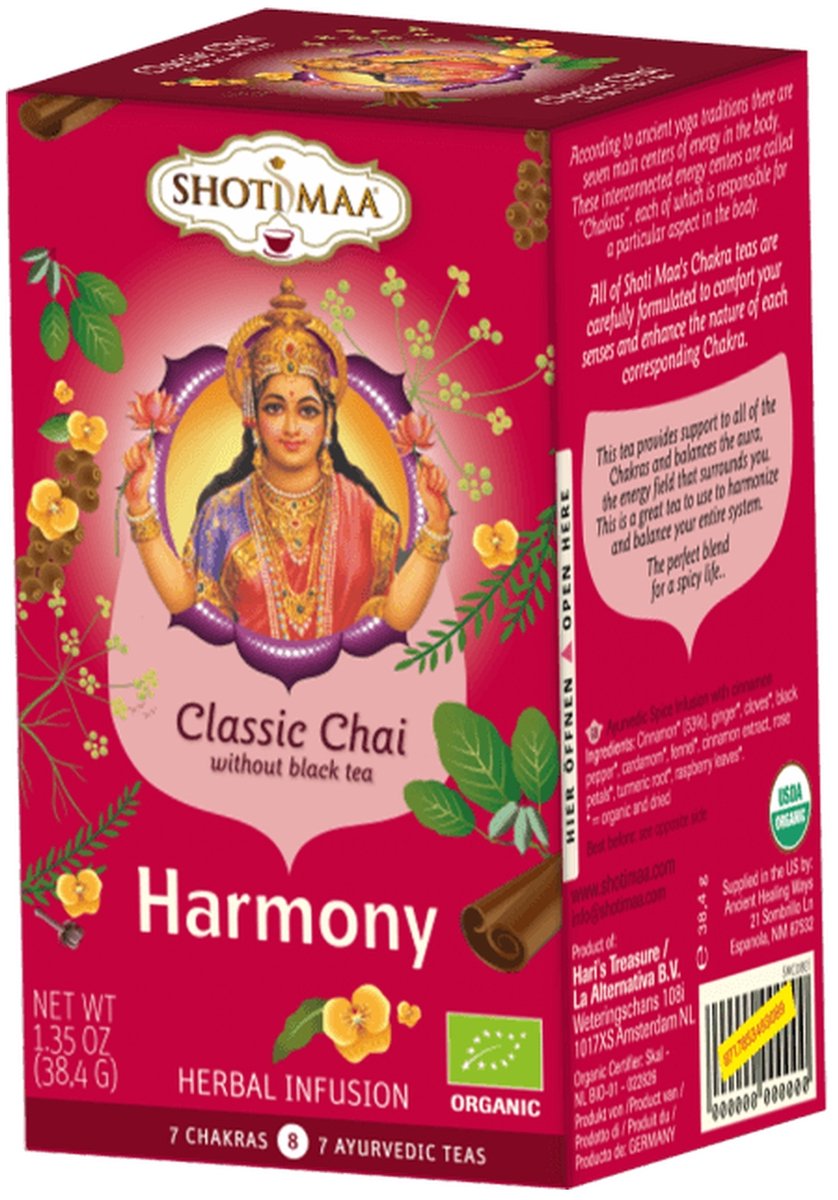 Shoti maa - Chakras Harmony - Kruidenthee - BIO