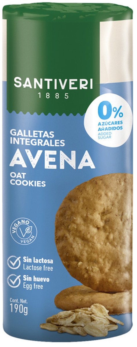 Spijsverteringskoekjes met haver 190 g|Digestive Oatmeal Cookies 190 g|Biscuits à l'avoine digestifs 190 g