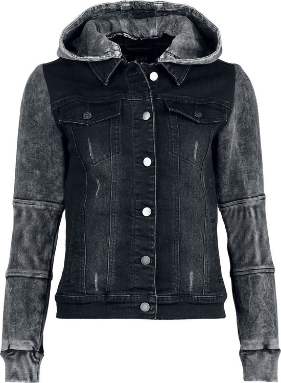 Cardigan à capuche Premium noir par EMP - Femme - XL