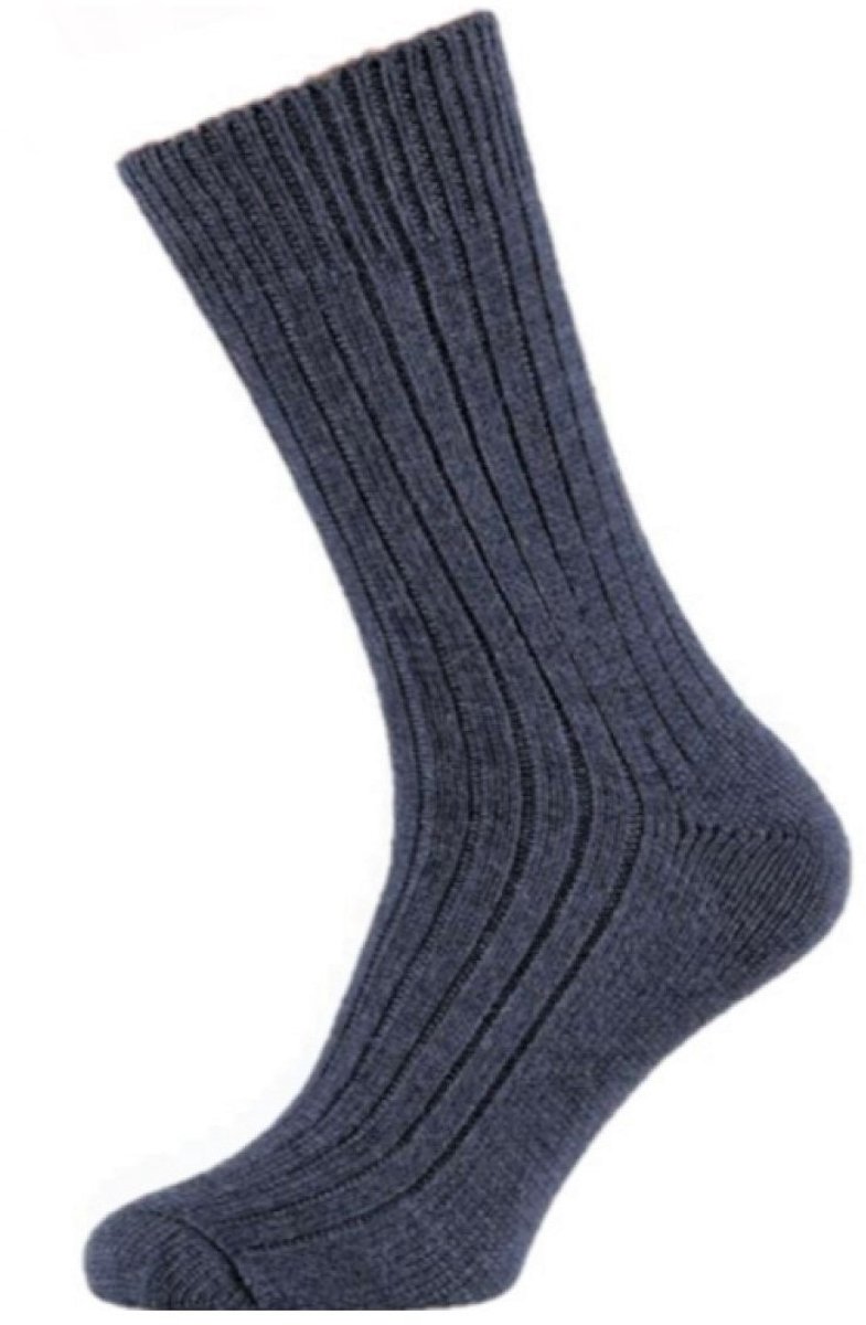 Angro - 3-Pack - Stevige Noorse Sokken - Merino Wol - Meraklon - Heren / Dames - denim - 42-45 - 125006000