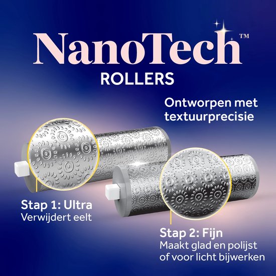 Dr. Scholl's Pedi Perfect Elektrische Voetvijl met Nano Technologie - Eeltvijl - Eeltverwijderaar - Draadloos - Oplaadbaar - Waterdicht