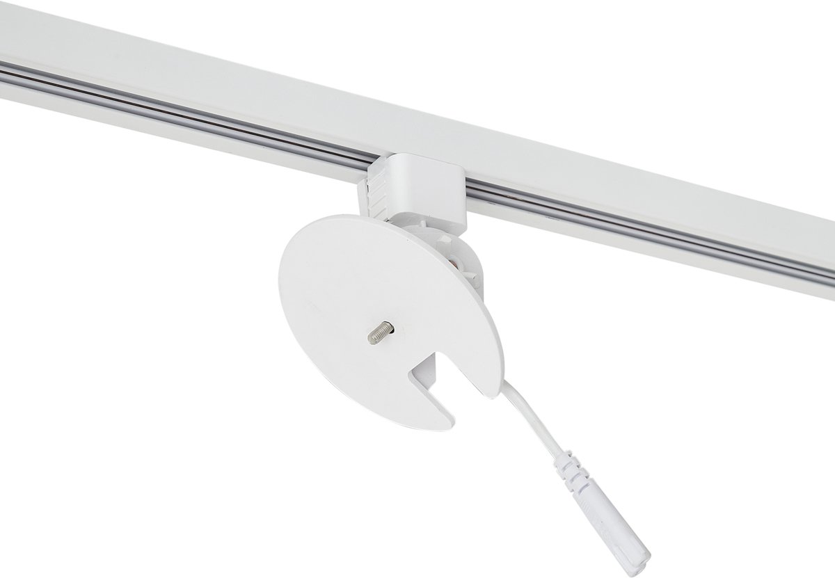 QAZQA Sonos Era 100 speaker beugel voor 1-fase rail wit kantelbaar - Iconic