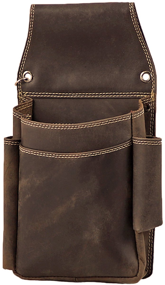 Landley Leren Horeca Portemonnee Holster - Riem Holster voor Kelnerbeurs - Robuust Hunter Leer - Bruin