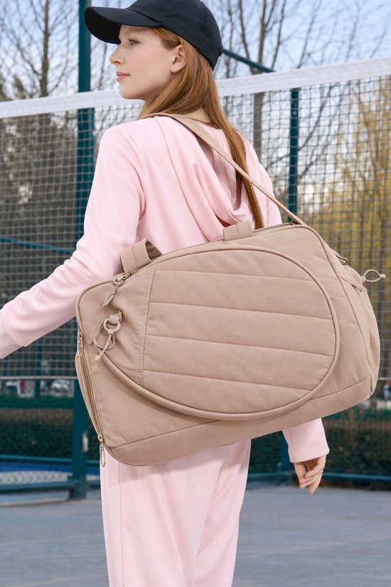 Topmelon Padeltas - Sporttas met schoenenvak - Weekendtas - Gymbag - 42L - Sporttas tennis - Gevoerd racketvak voor tennis /padelrackets- Waterafstotend